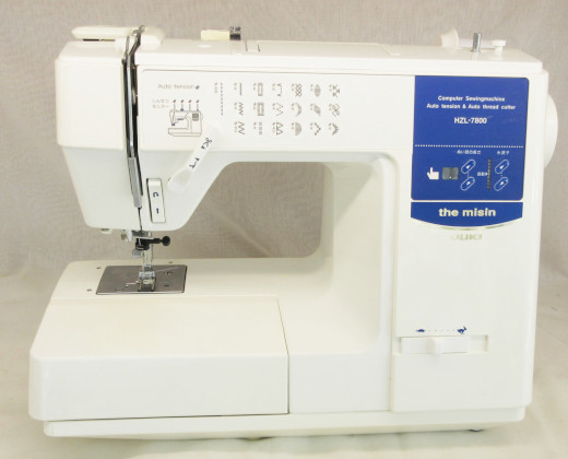 中古・JUKI　コンピュータ　ザ・ミシン7800